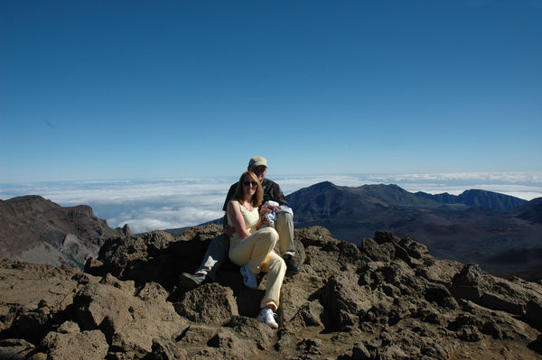 Haleakala, there is an observatory that you can go...