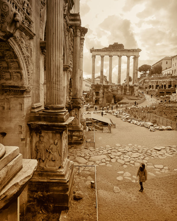 Roman Forum: Home of the Senate and political core...