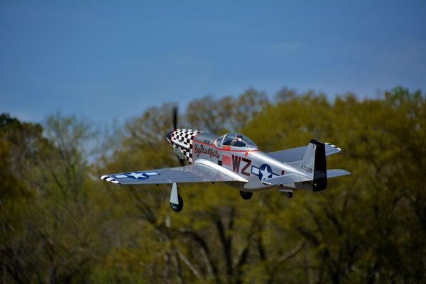 P-51 Mustang Model Airplane...