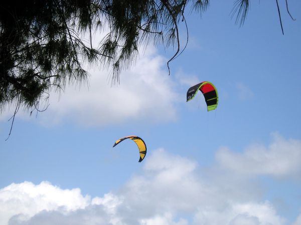 fine day foe kite surfing...