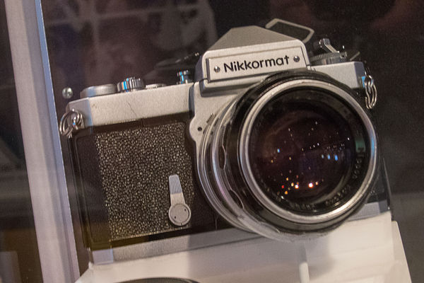 And here is his camera, included in the display...