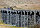 train going over the ribblehead viaduct...