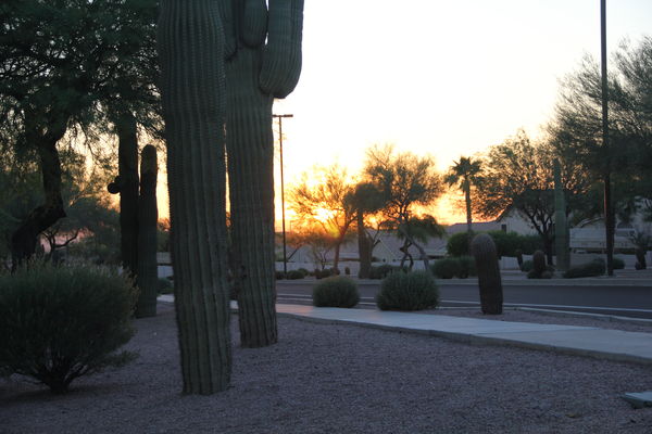 Sunset in Arizona...
