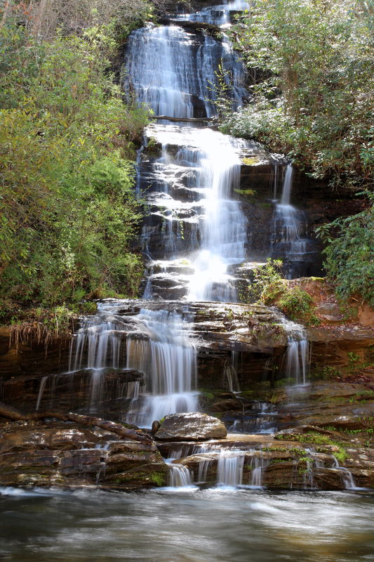 Tom's Branch Falls in North Carolina...
