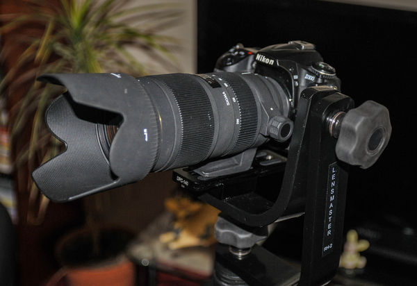 Long quick release plate on 70-200 lens...