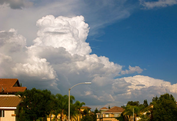 Storm Clouds Over Neighborhood...