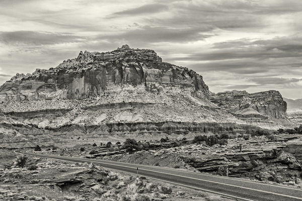 Land Formation Off Utah Hwy 24, Near Capitol Reef ...