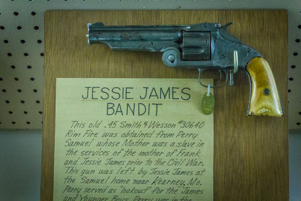Jesse James revolver...