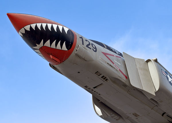F-4 "Phantom." Static Display, Point Magu...