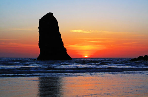Cannon Beach, Oregon Sunset...