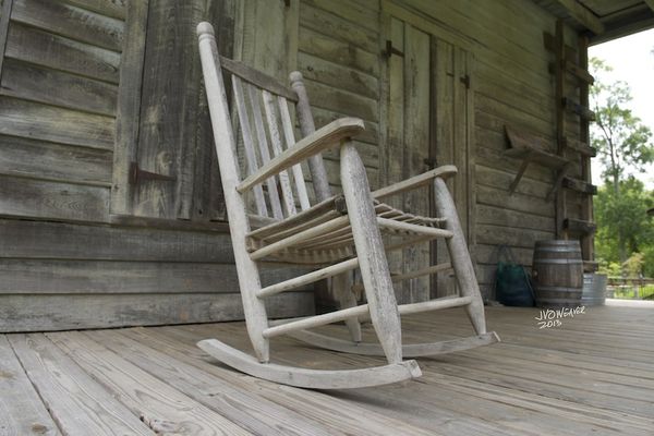 Rocking Chair on a front porch...