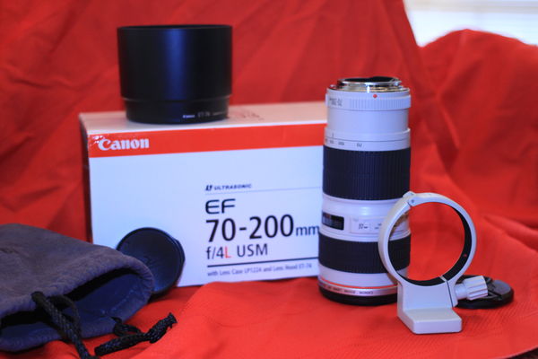 My Canon Ef 70-200 f4 non IS lens...