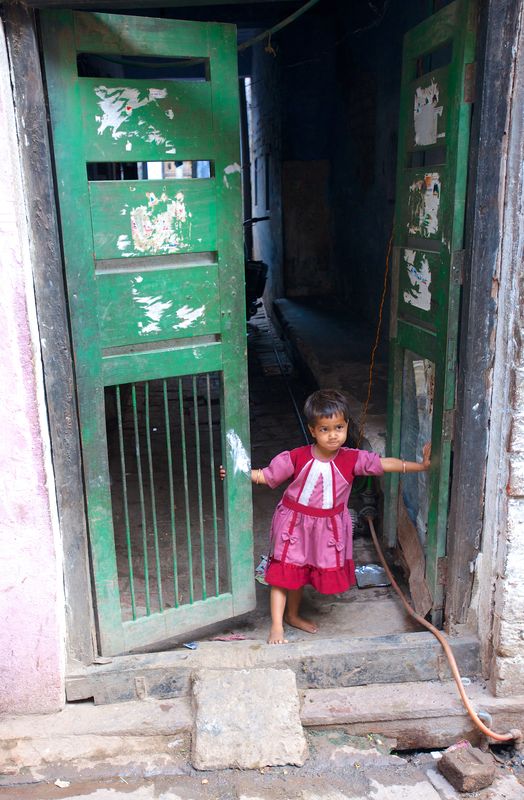 Old City Varanasi Door 2...