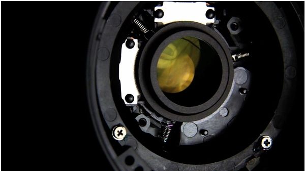 inside a Canon IS lens...