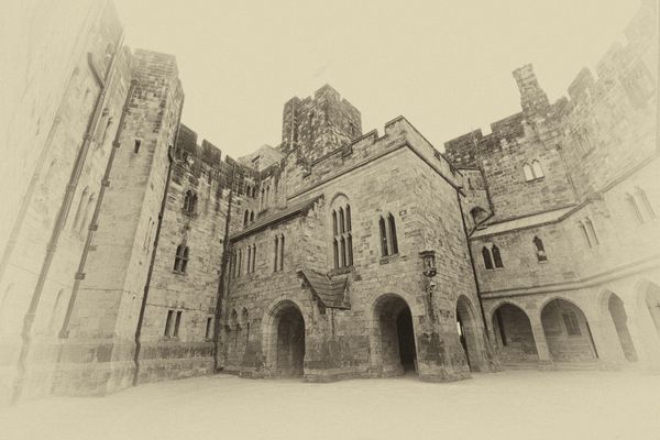 Alnwick Castle...