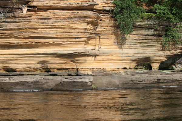 The "Dells" refer to the beautiful sandstone cliff...