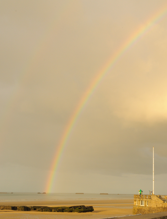 D-Day Beach Rainbow...