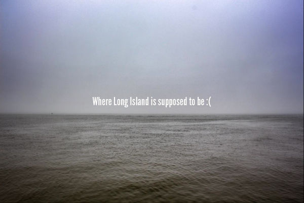 Where Long Island is Supposed to be.......