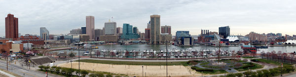 Baltimore Harbor from Federal Hill...
