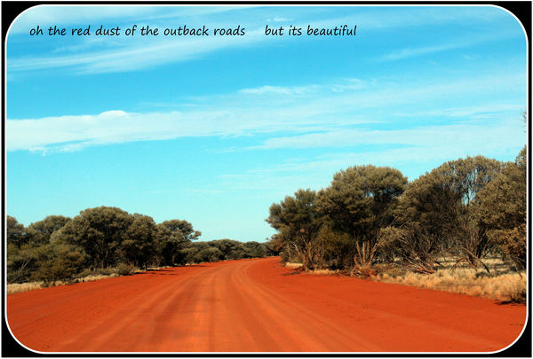 I love the Red of the outback...