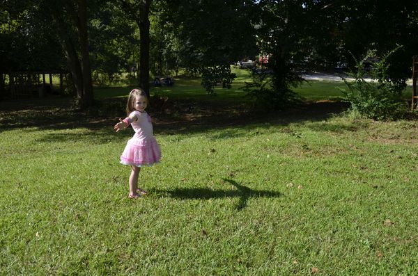 Amberly's jet plane shadow ~ Today was her 'for re...