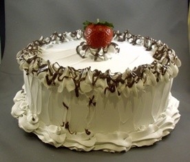 White lie cake...