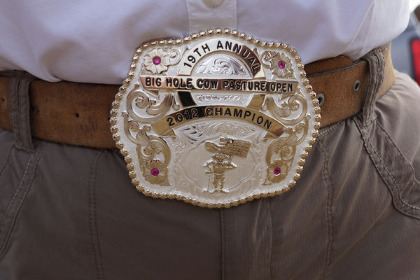 The winner gets this belt buckle!...