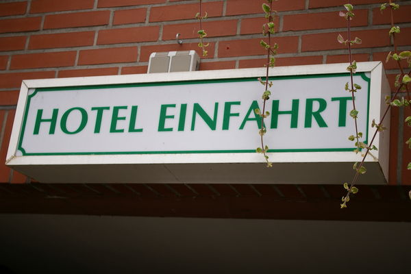 This is from Germany & says "Hotel entrance"...