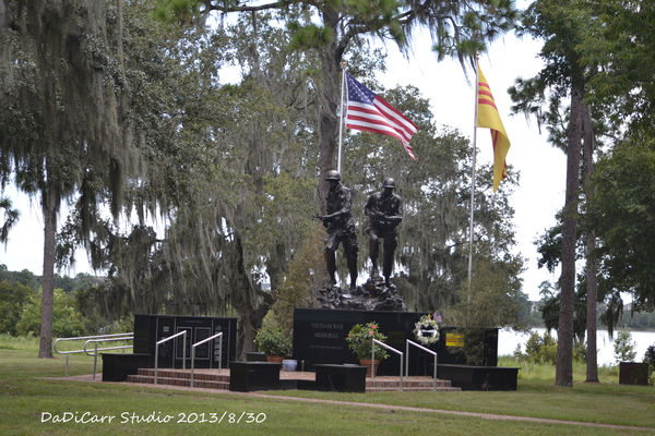 Veterans Memorial at Baldwin Park....