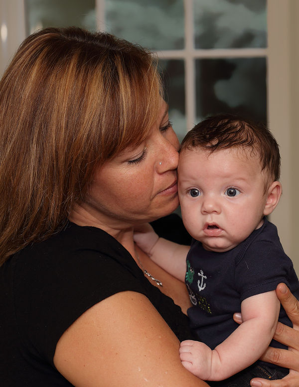 The young girl on the left is the Grandmother of the young boy on the ...