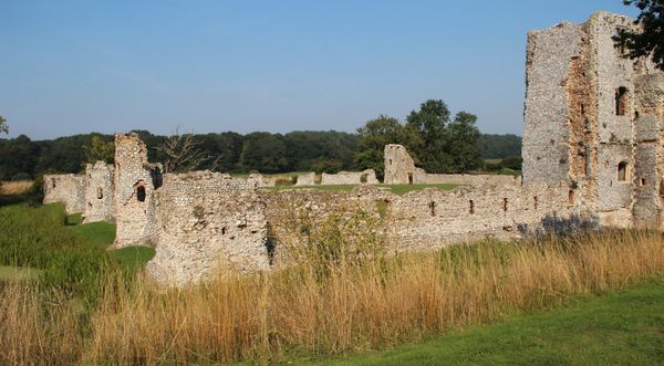The west side of the main Castle. The moat is stil...