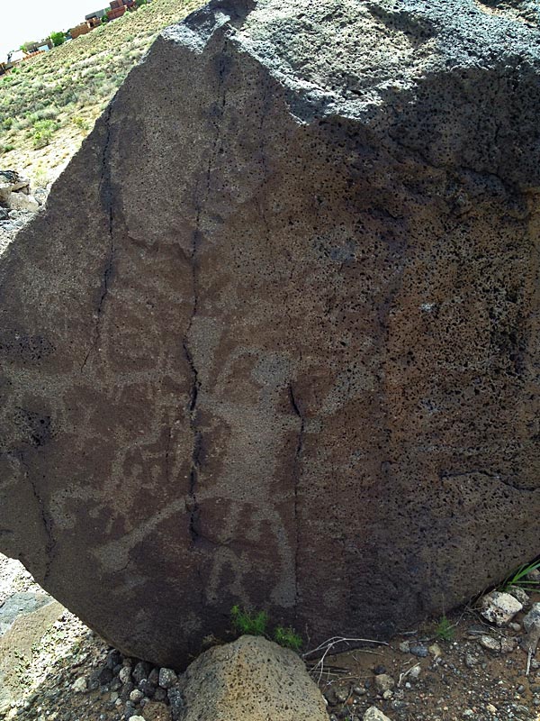 Pictographs: These pictographs are right next to the paved trails in ...