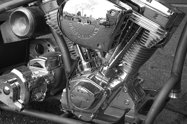 Engines fron the local Harley shop...