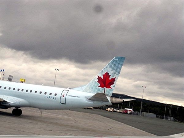 Air Canada airplane...