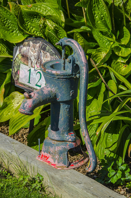old pump from a farm in Iowa...