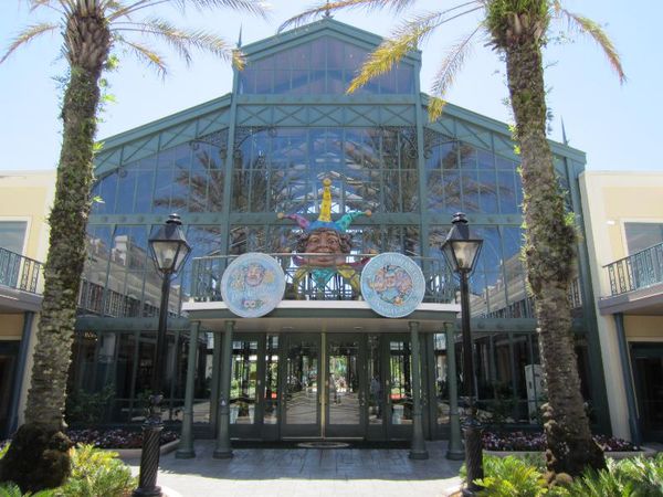 Back side of the Entrance of Port Orleans, French ...