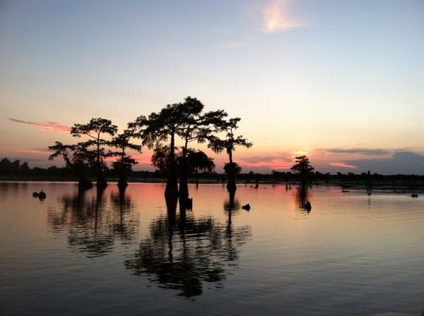 Sunset in the Atchafalaya Basin Labor Day 2013: Sunset in the ...