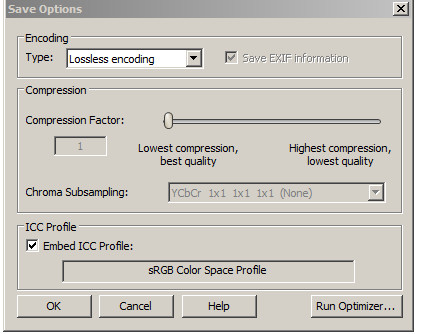 PSP X6 SAVE-AS OPTIONS...