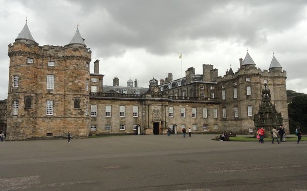 Palace of Holyroodhouse in Edinburg...