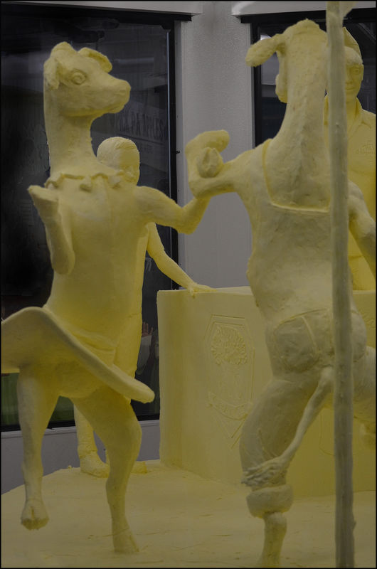 Part of the Butter Sculpture...