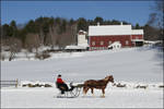 Sleigh Rally in South Woodstock, Vermont...