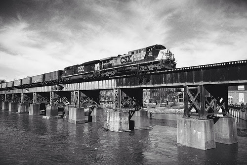 CSX Line on the James - Richmond, Virginia...