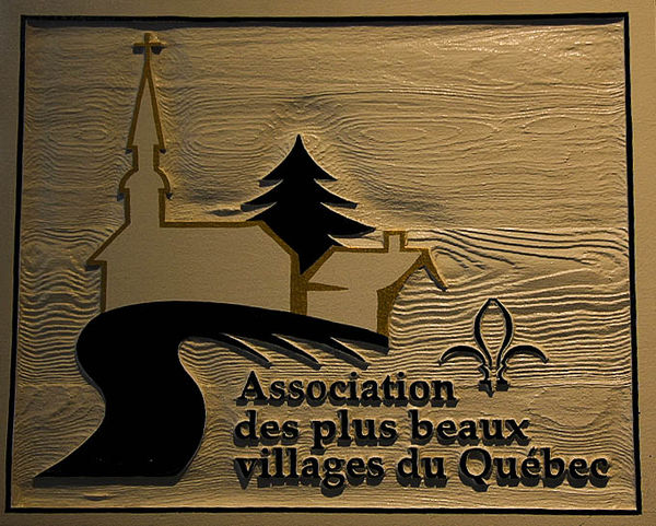 It is on the list of Beautiful Villages in Québec...