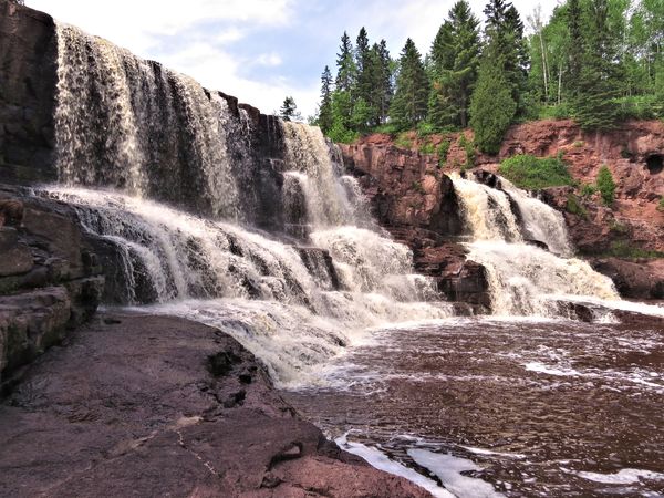 Gooseberry Falls on the North Shore  MN...