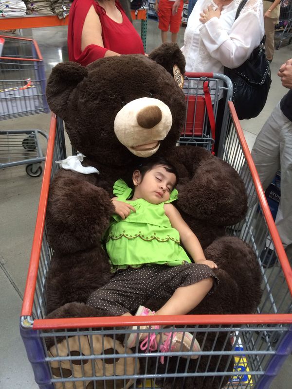 How to pamper your child while shopping at Cosco...