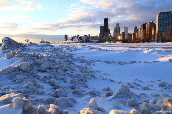 from the North Avenue Beach...