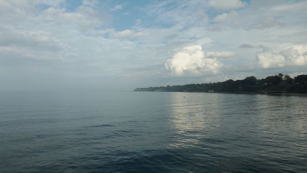Ohio's northern shore on Lake Erie...
