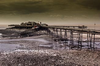 old pier at Weston Super Mare Somerset...