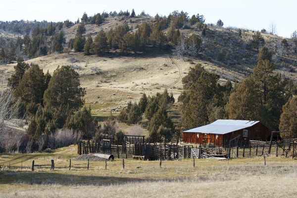 Old Ranch off of former Antelope to Prineville Sta...