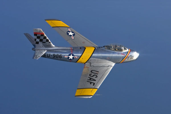 Here is an F-86 Sabre Jet...
